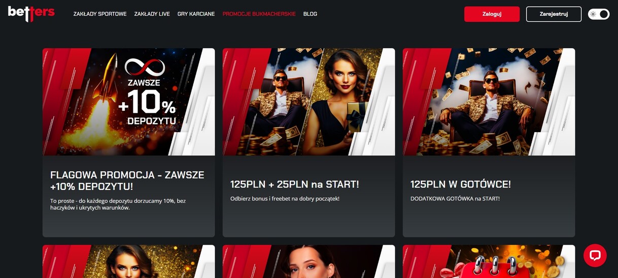 Betters Promocje Zaklady Polska