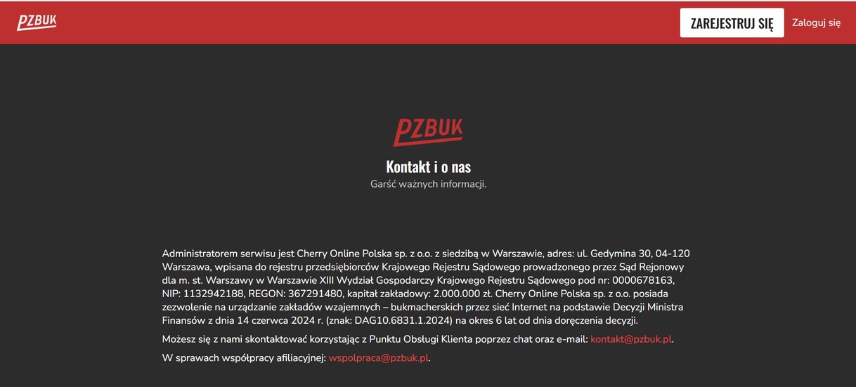 Kontakt pzbuk polska pc