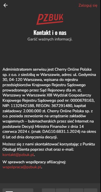 Kontakt PzBuk Polska