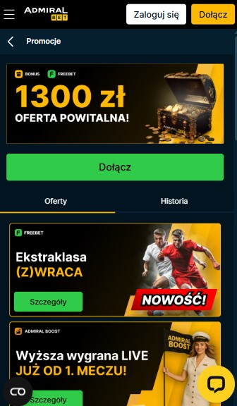 Promocje Admiralbet