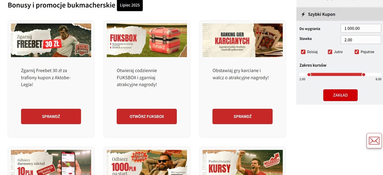 Promocje Polska Fuksiarz