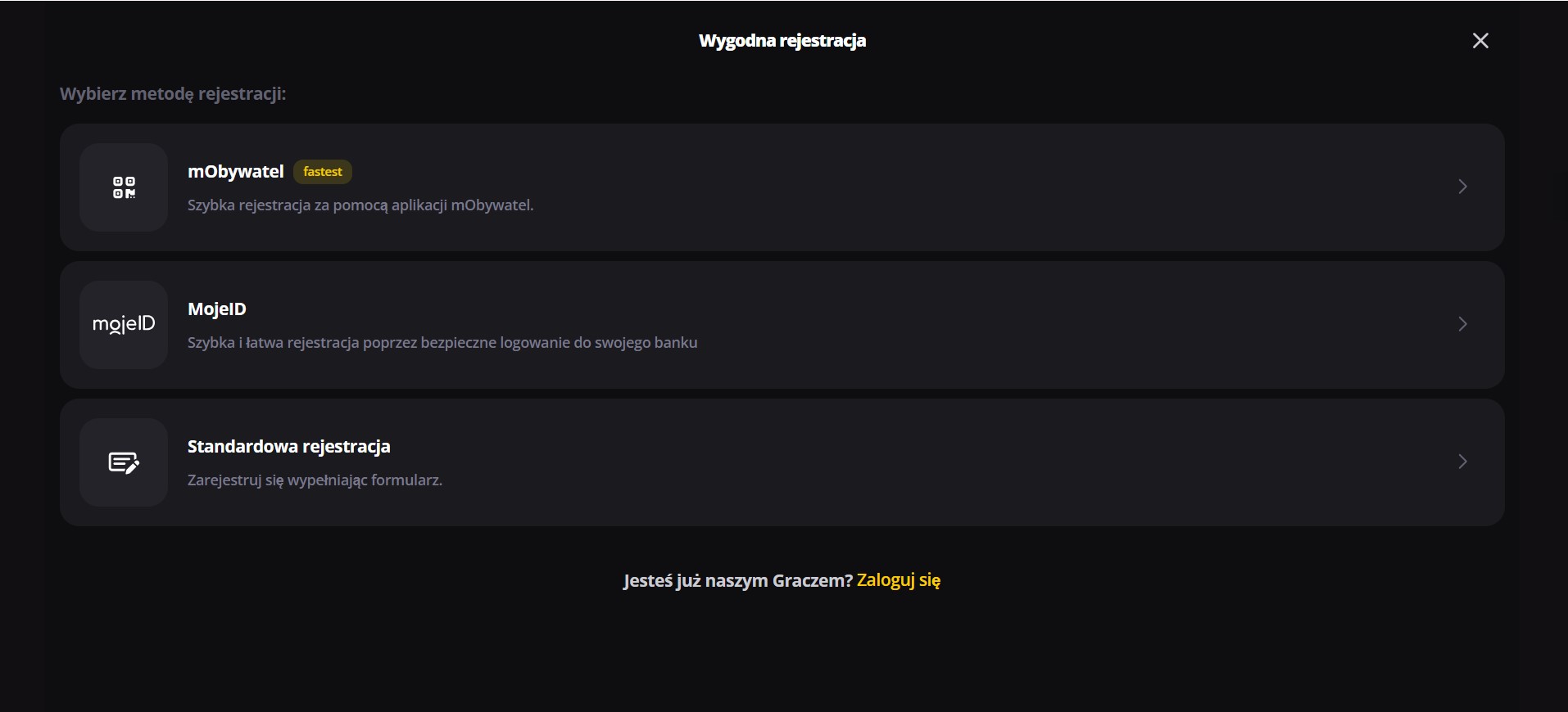 Rejestracja LVBET Polska