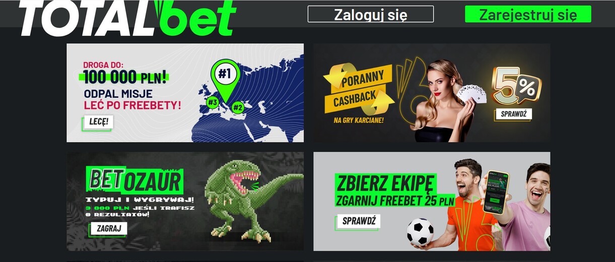 Totalbet Promocje Polska